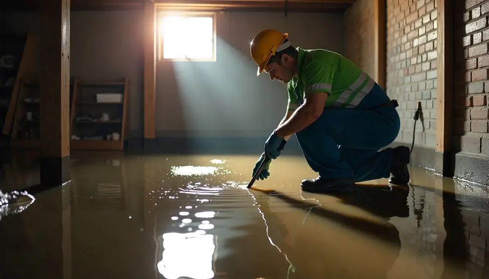 Professional water damage restoration services in Lissie, TX